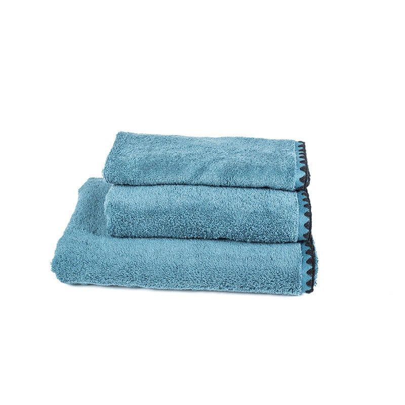 Serviette de bain bleu 50 x 100 cm – NOX DÉCO E-SHOP