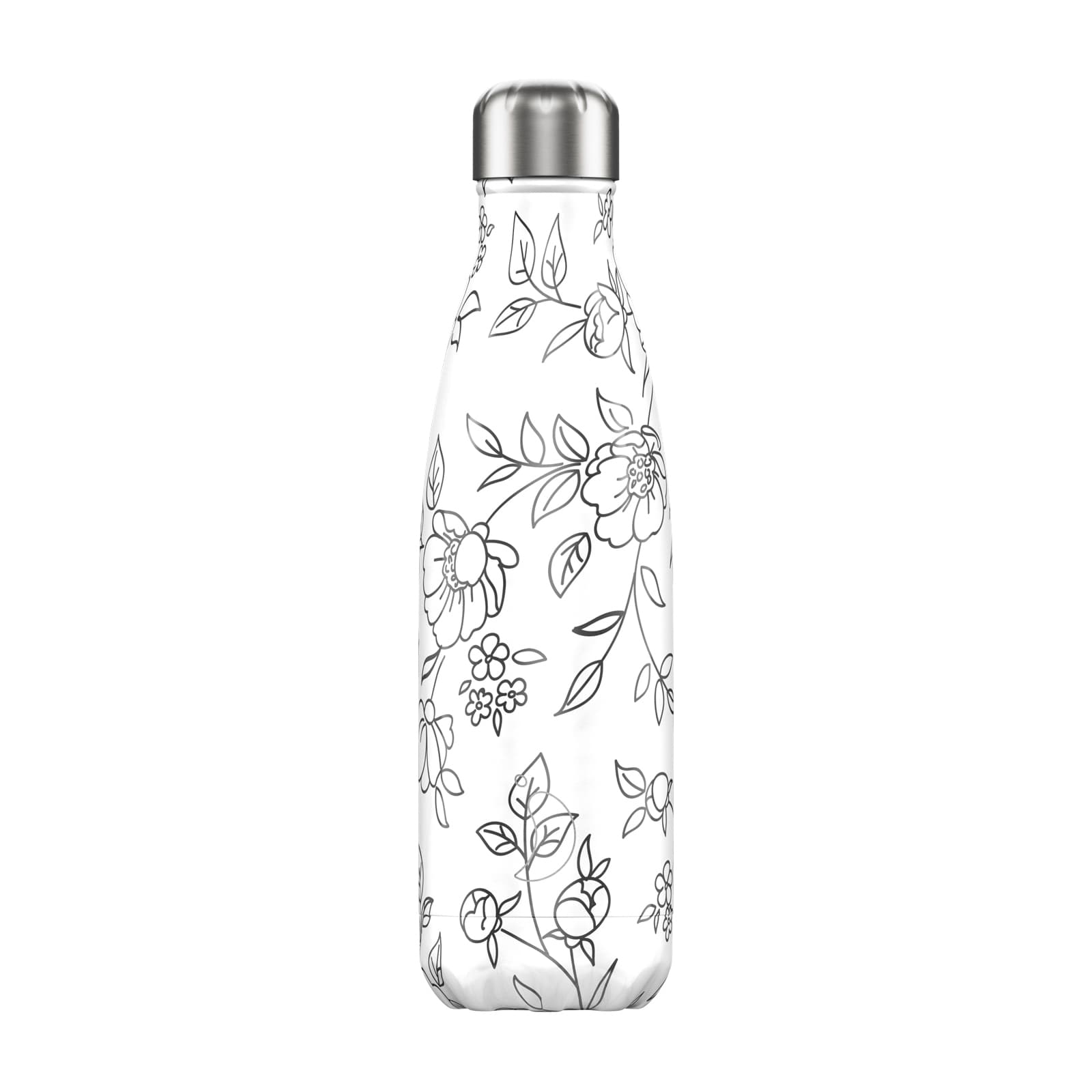 Bouteille Chilly’s line art floral 500 ml