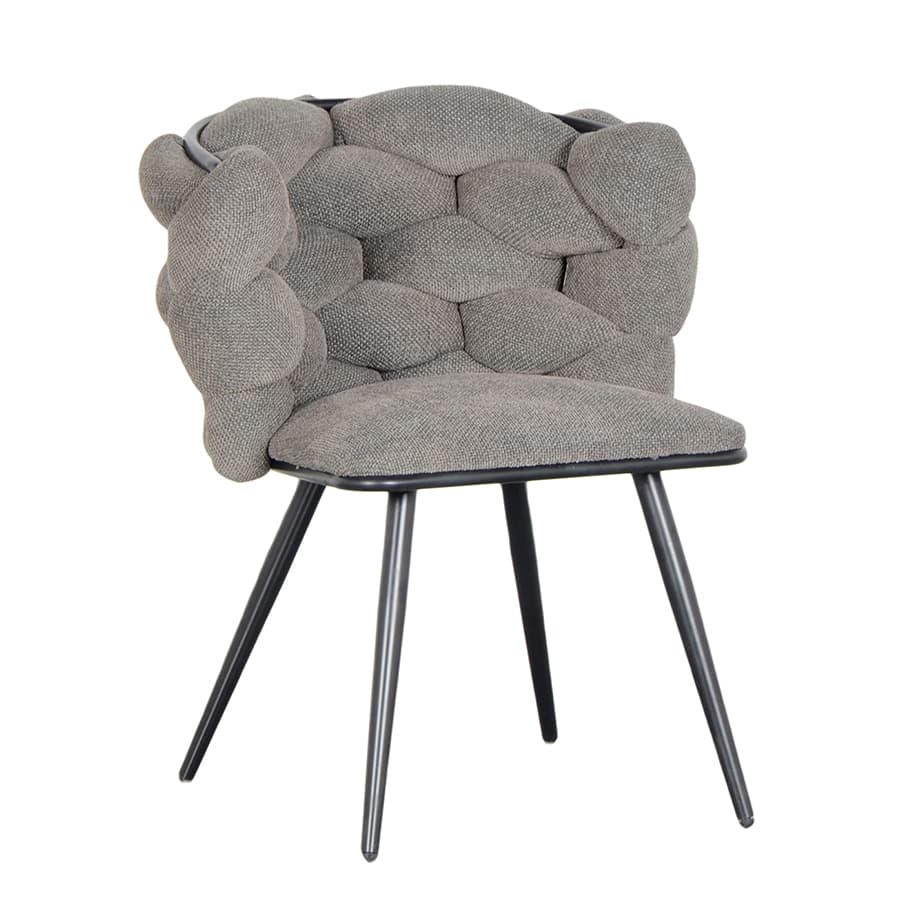 Fauteuil tresse taupe