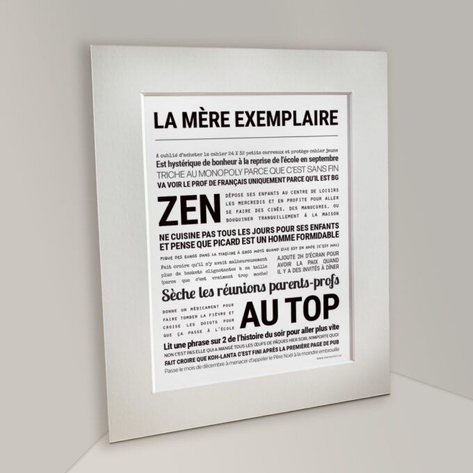 Affiche la mère exemplaire