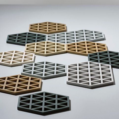 Dessous plat hexagon mud – Image 4