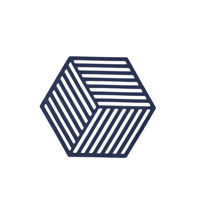 Dessous plat hexagon marine