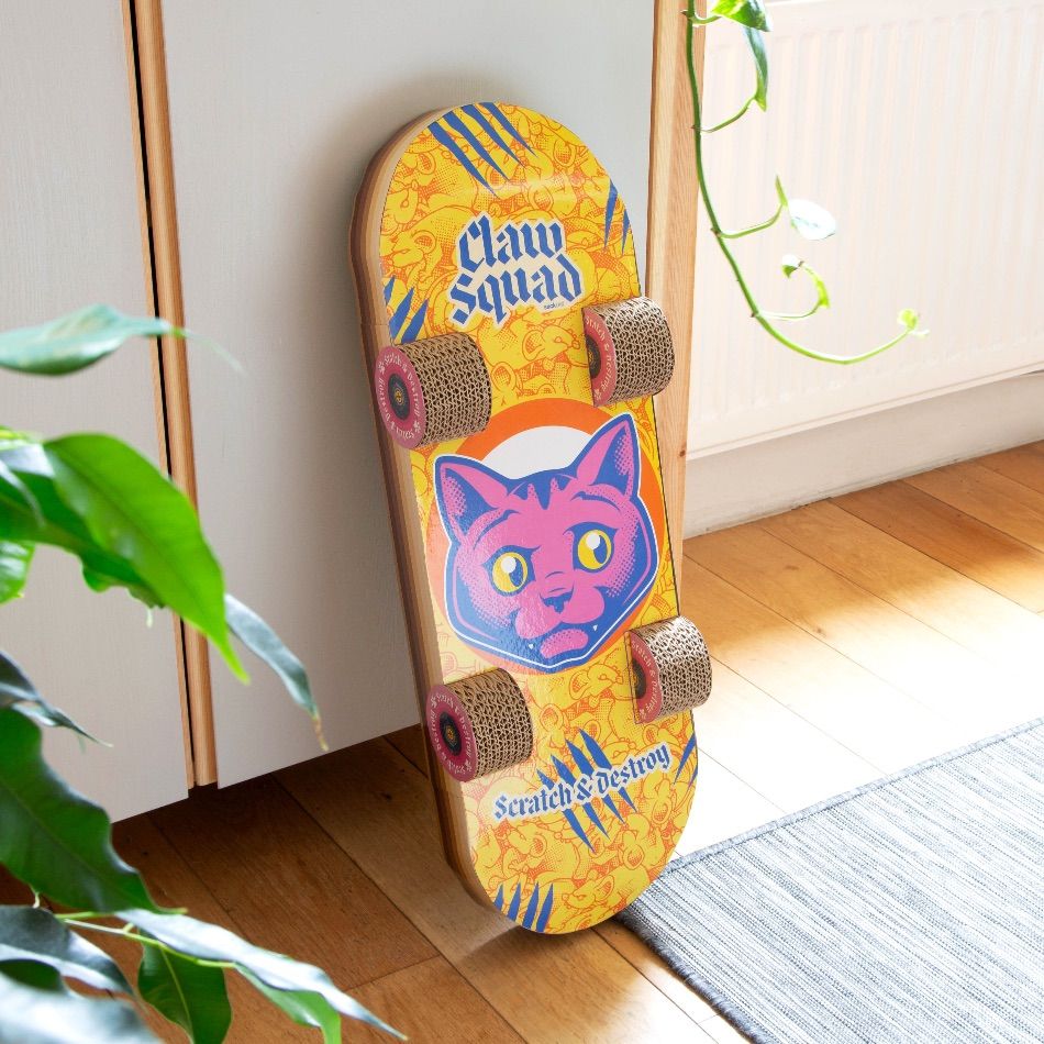 Grattoir skateboard pour chat – Image 6