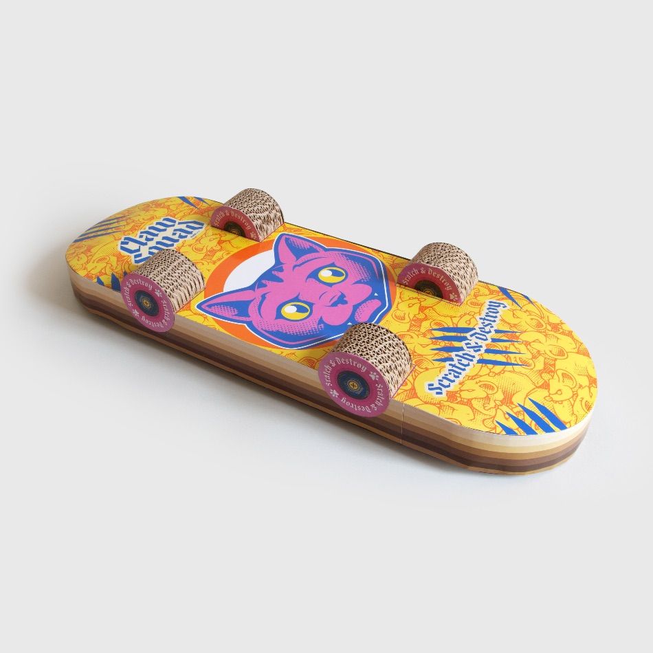 Grattoir skateboard pour chat – Image 5