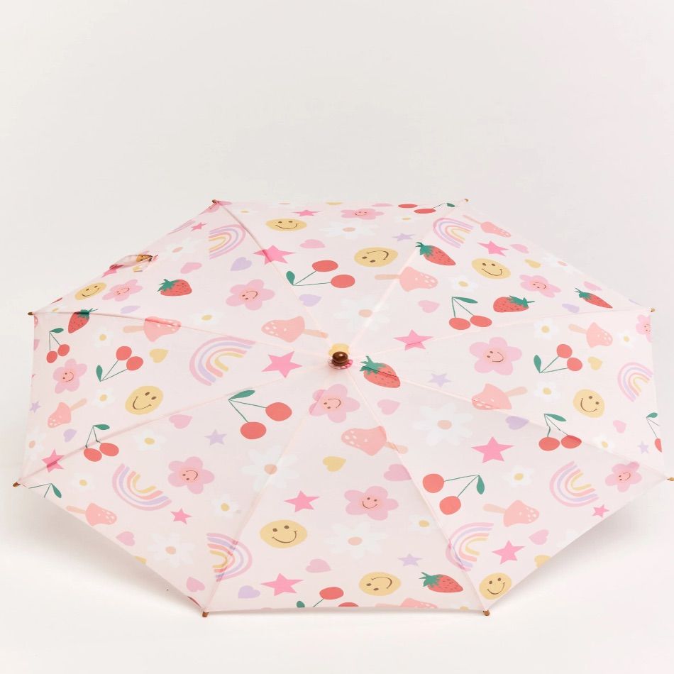 Parapluie enfant happy icons