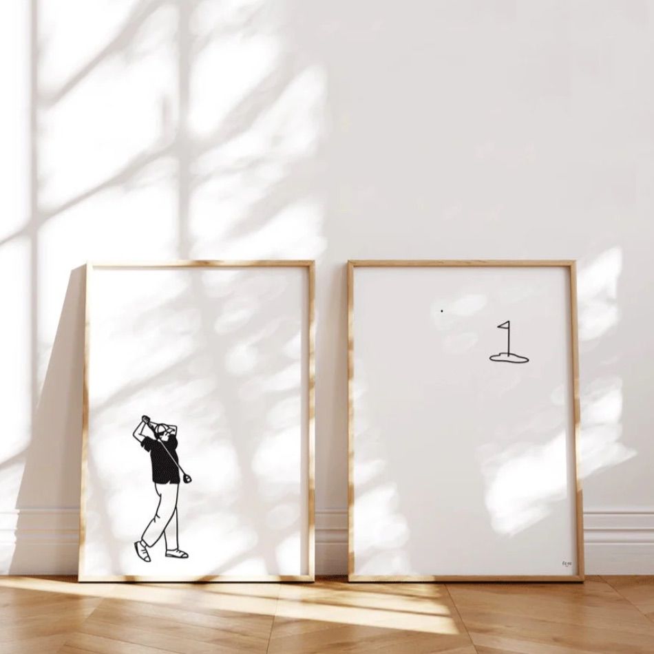 Affiche golf (duo de deux affiches) – Image 4