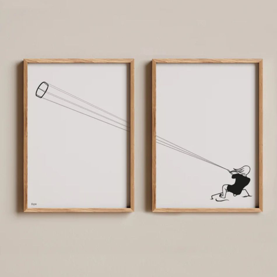 Affiche kite (duo de deux affiches) – Image 2