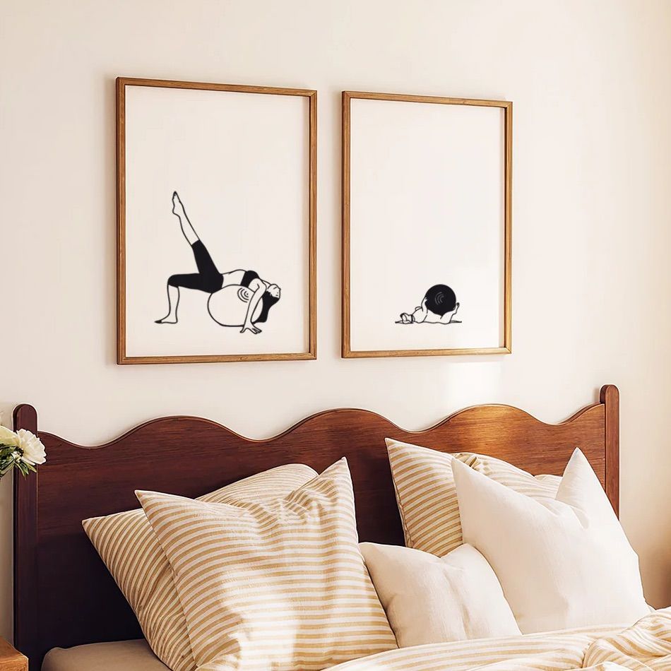 Affiche pilates (duo de deux affiche) – Image 2