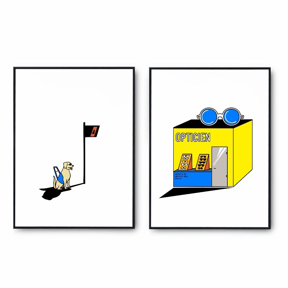 Affiche labrador (duo de deux affiches) – Image 2