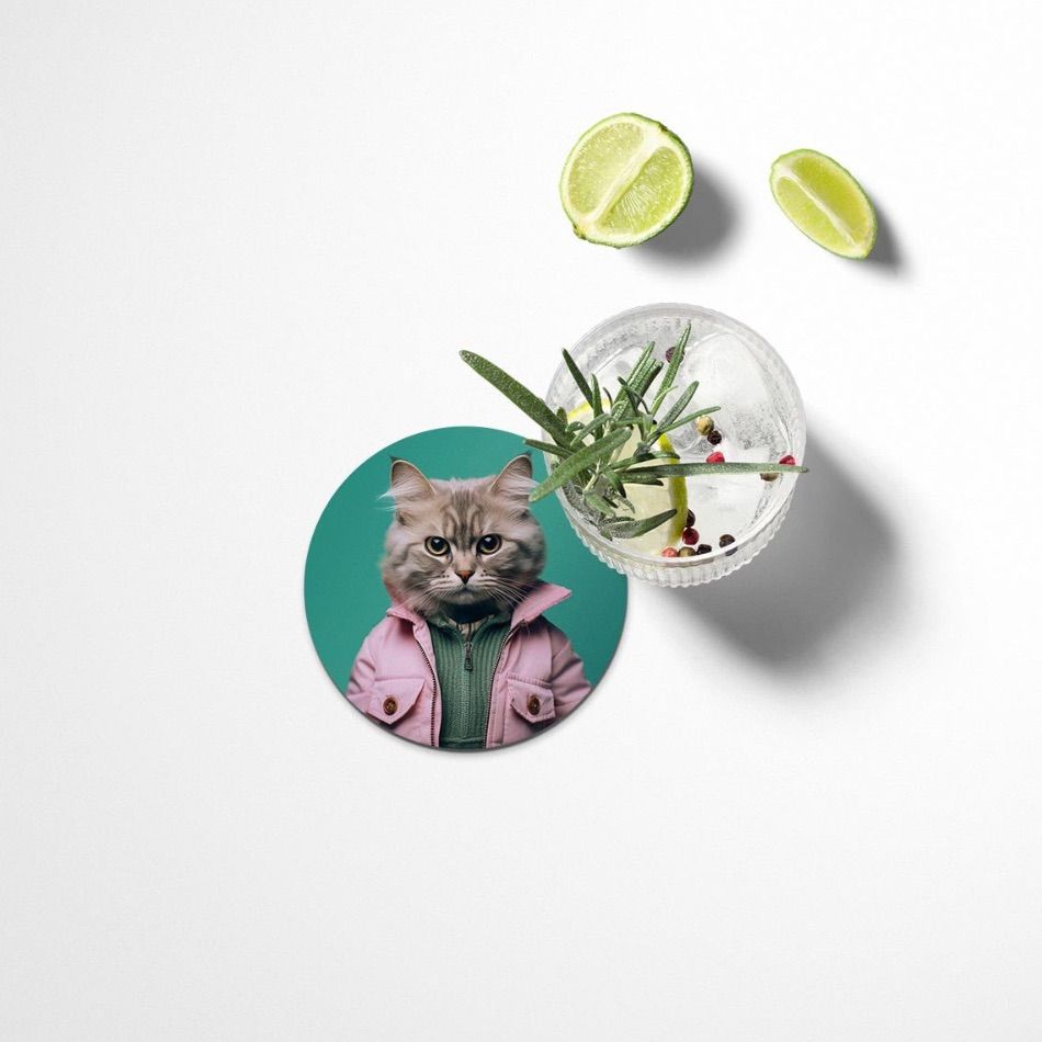 Dessous verre funny cats 2 – Image 7