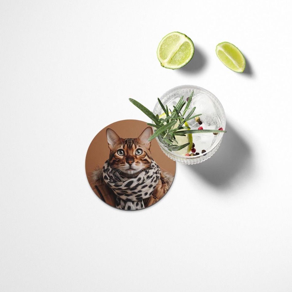 Dessous verre funny cats 2 – Image 6