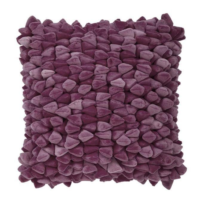 Coussin grape purple mousse carré
