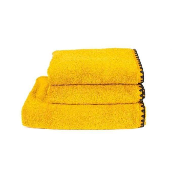 Serviette de bain safran 30 x 50 cm