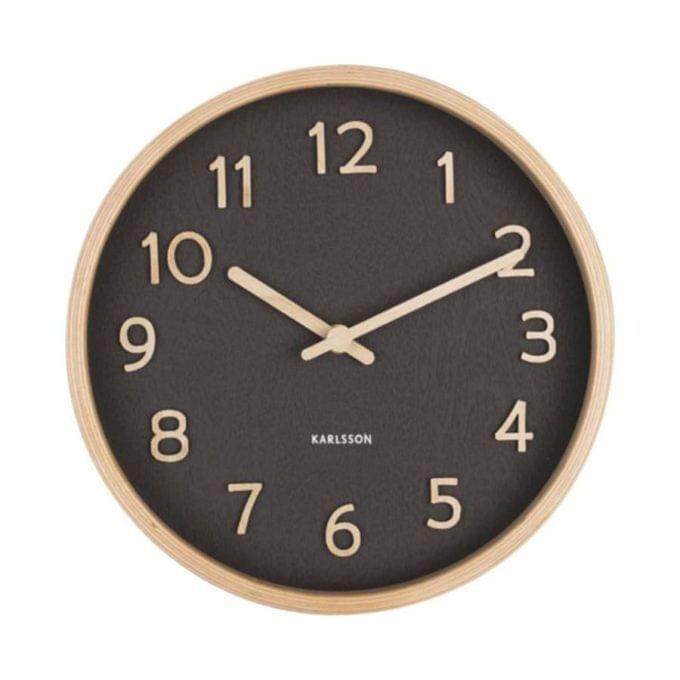 Horloge pure wood PM noir