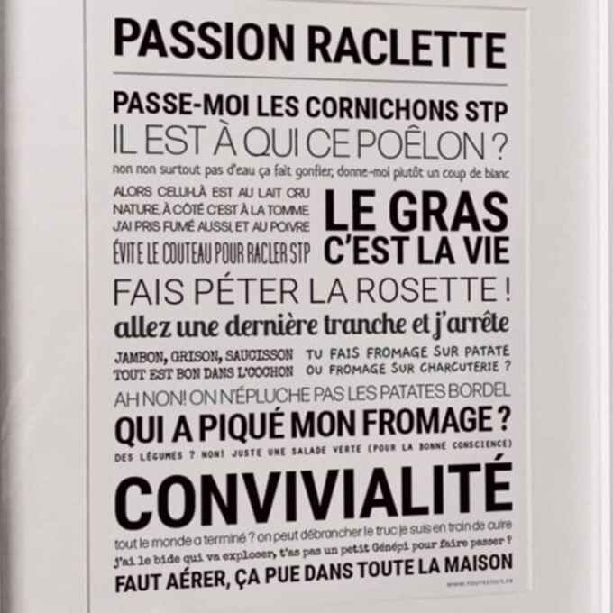 Affiche passion raclette
