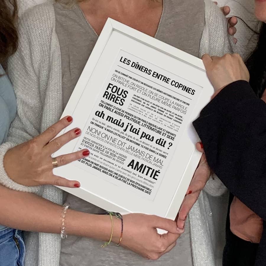 Affiche dîner entre copines – Image 2